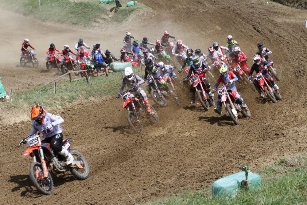 una partenza MX1 Rider