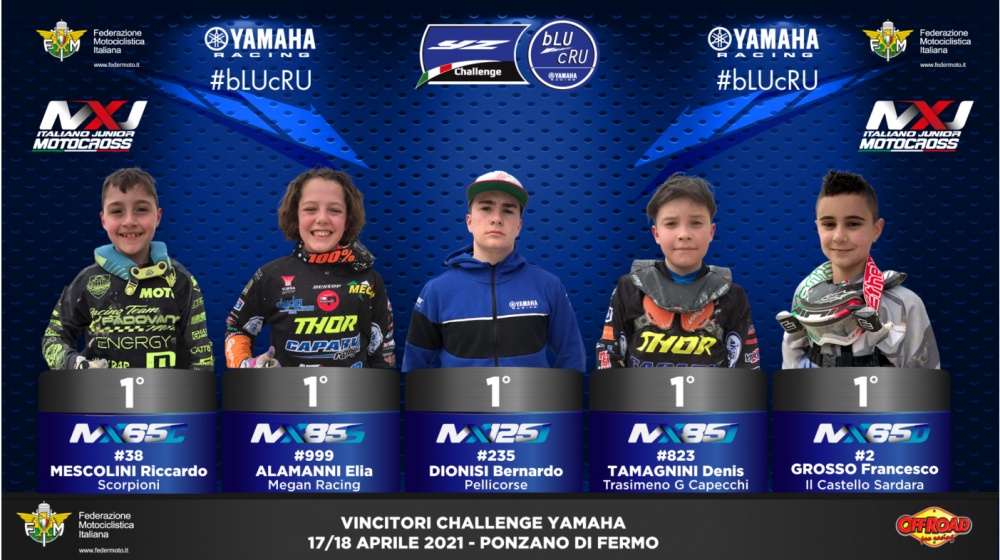 Challenge Yamaha YZ bLU cRU