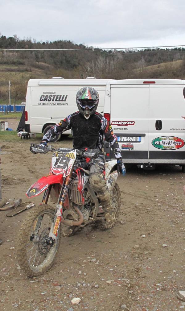 David Philippaerts in allenamento al Santa Barbara