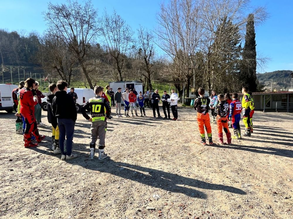 Un momento del collegiale al Santa Barbara