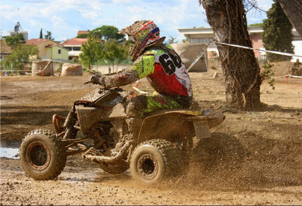 Il pilota del MC Pellicorse Marco Giusti in azione a Montelupo Fiorentino (by Cinzia Francolino)