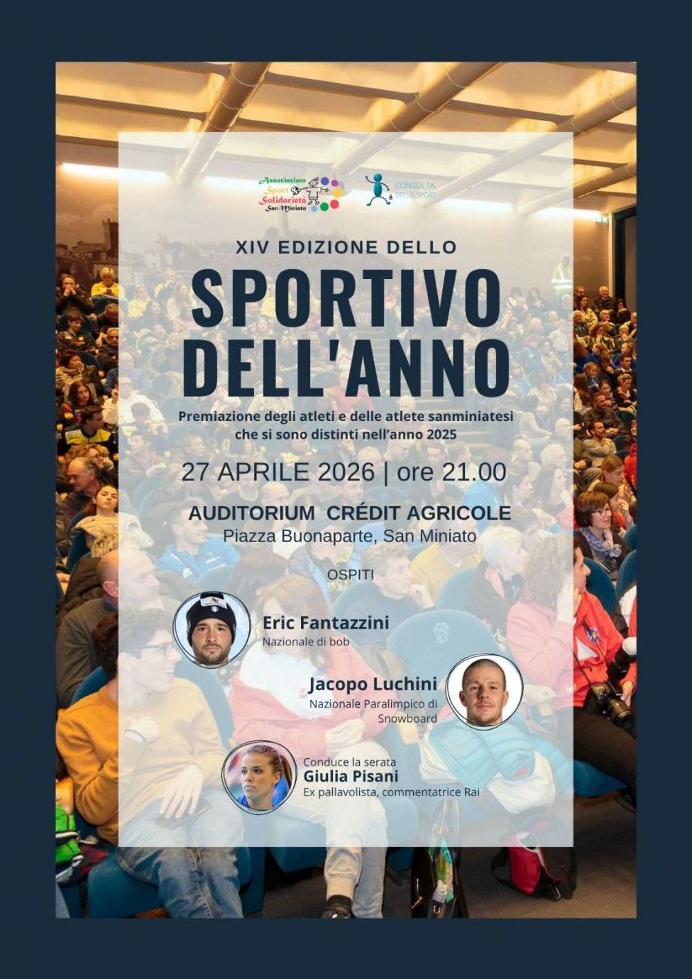 San Miniato celebra lo Sportivo dell&rsquo;Anno 2025: protagonisti anche i talenti del Moto Club Pellicorse