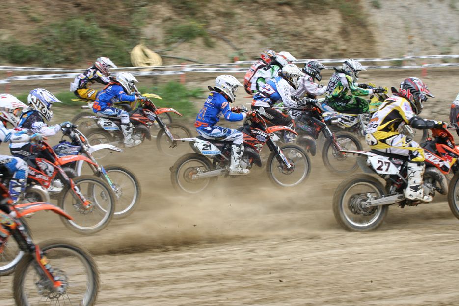 Una partenza del Campionato Toscano